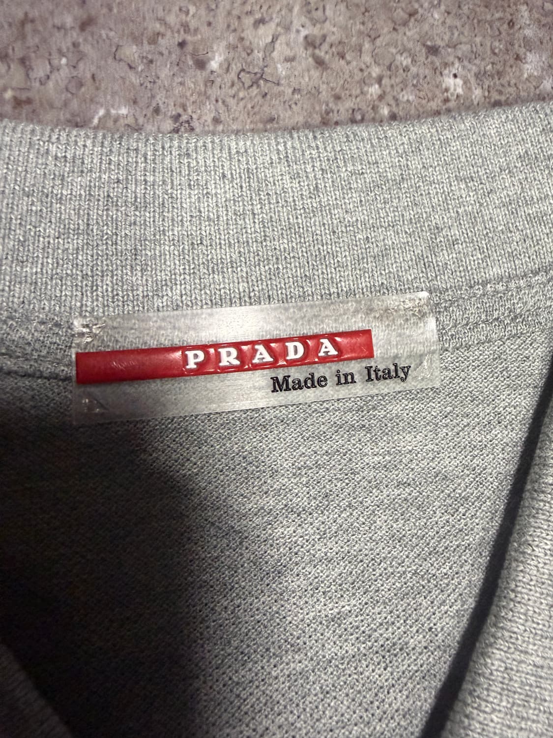 프라다 리네아로사 피케 티셔츠 M 새상품 풀구성  상품이미지3