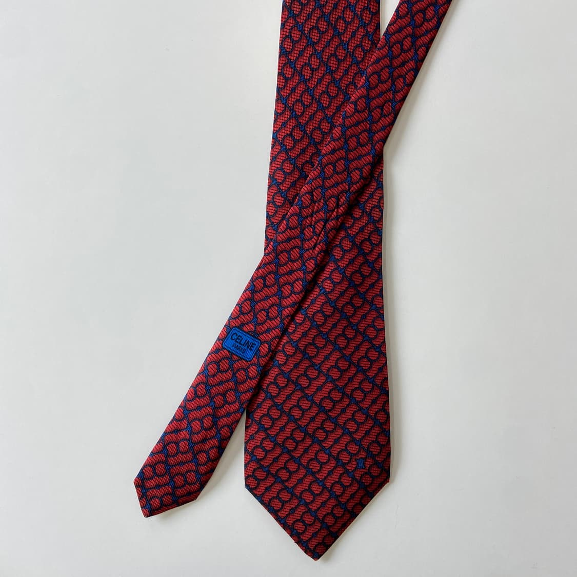 셀린느(celine) 심플로고 명품 정품 넥타이 상품이미지1