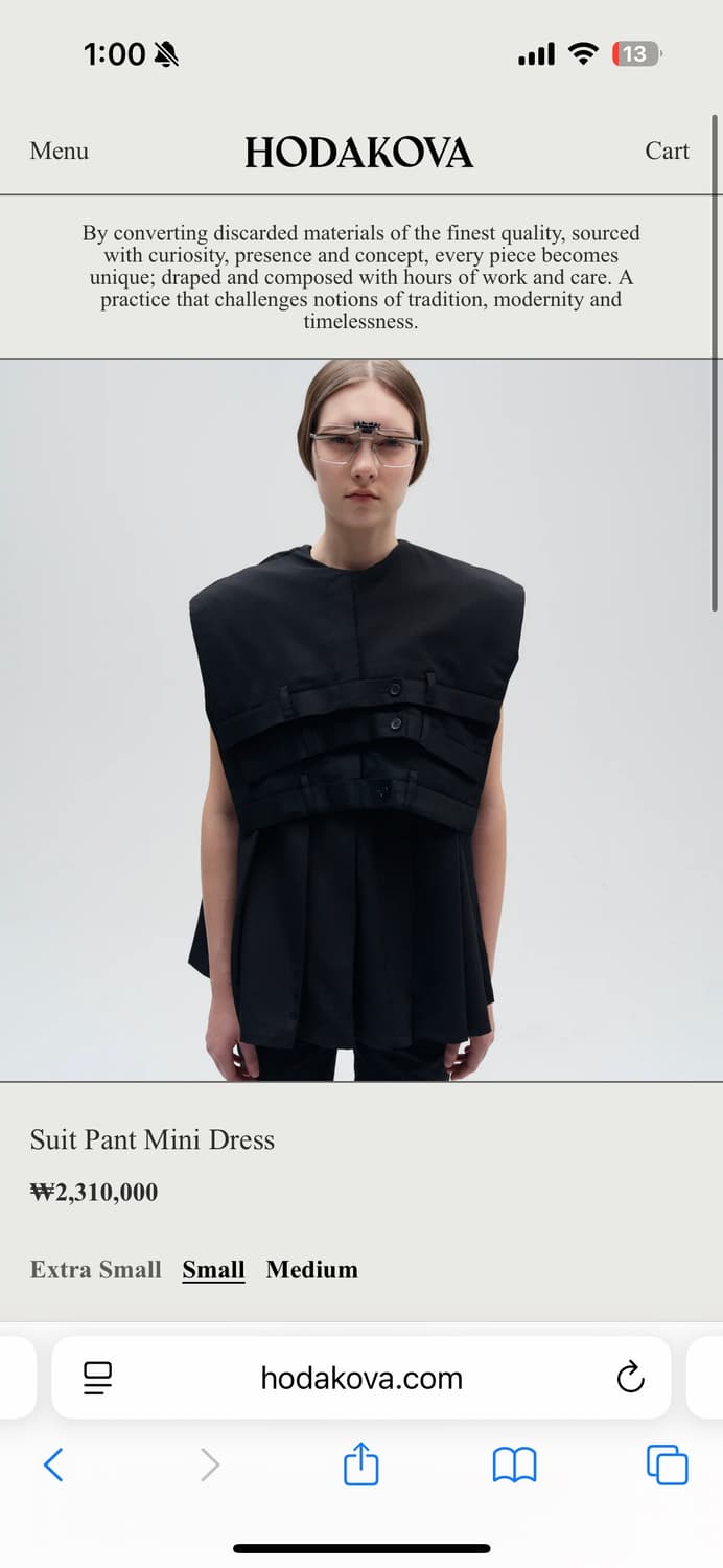 호다코바 미니 드레스 상품이미지1