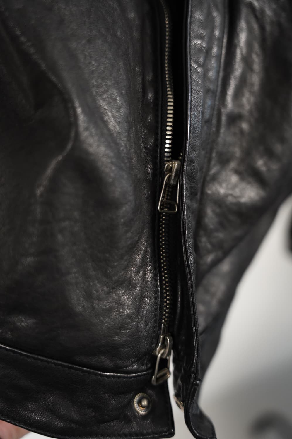 [A][95]베지터블 램스킨 빈티지 워싱 레더자켓 상품이미지8