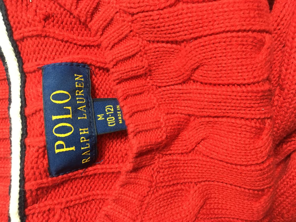 폴로 케이블 니트 보이즈 m 상품이미지2
