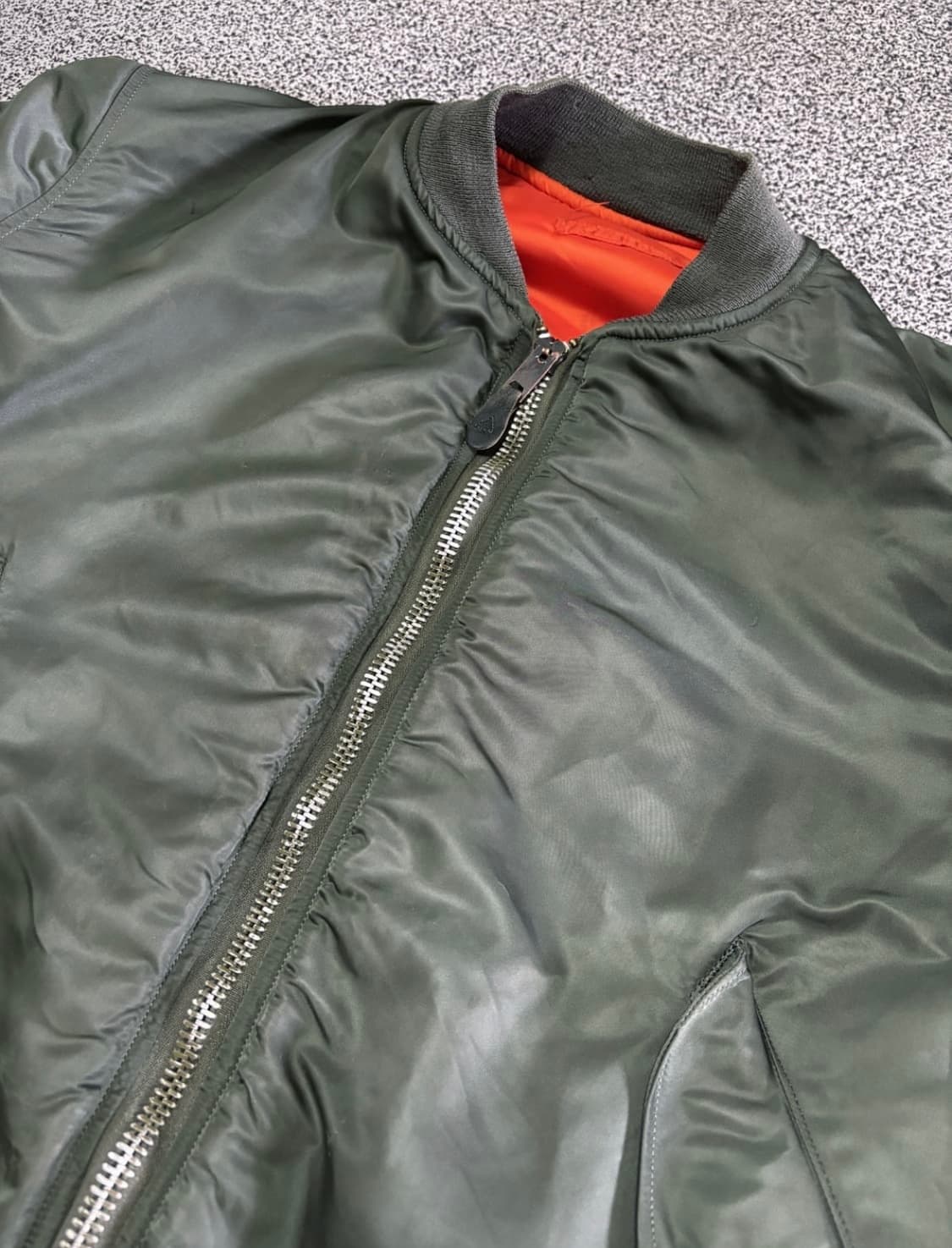 70년대 오리지널 빈티지 ma-1 E타입 XL 상품이미지5