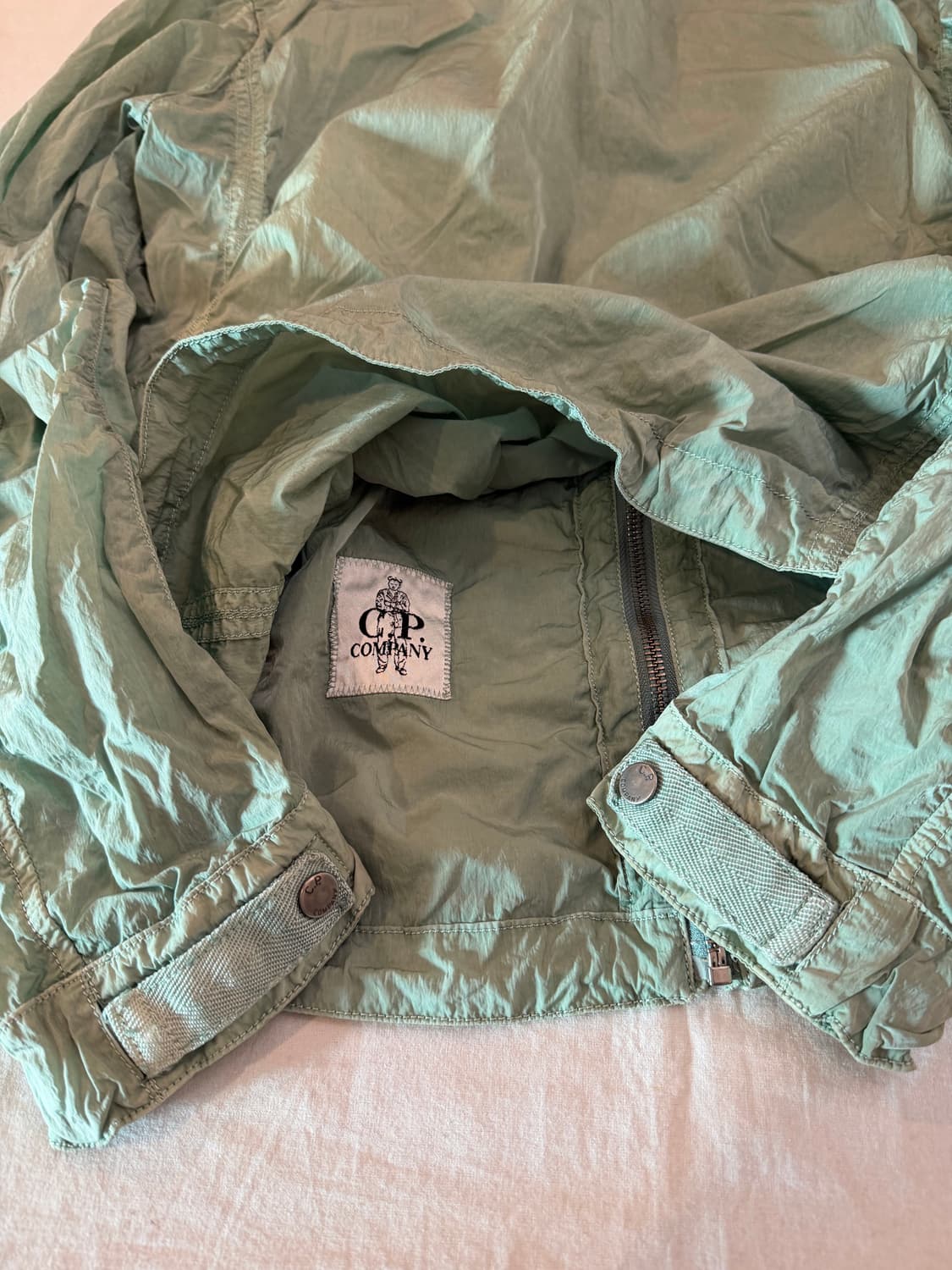 CP 컴퍼니 나일론 바람막이 자켓 민트그린 상품이미지7