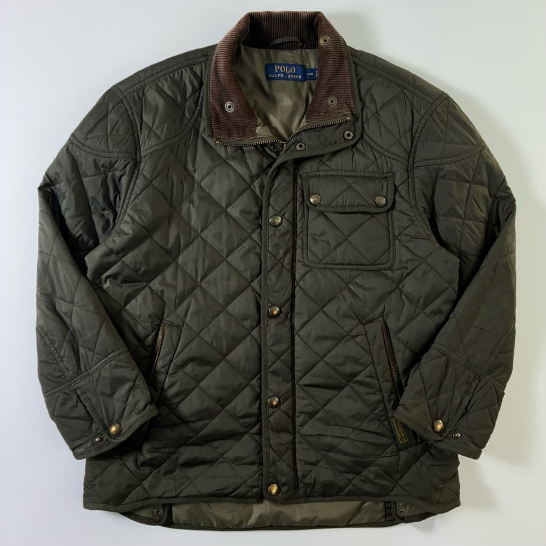 Polo  폴로 랄프로렌 투웨이 비튼 카키 퀼팅 자켓 상품이미지1