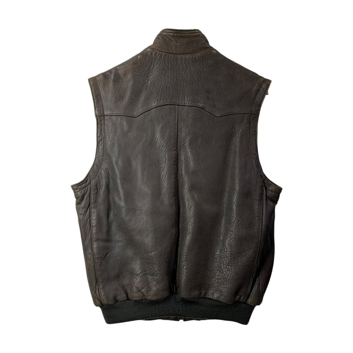 [Echtes leder] 리얼레더 집업 베스트 상품이미지2