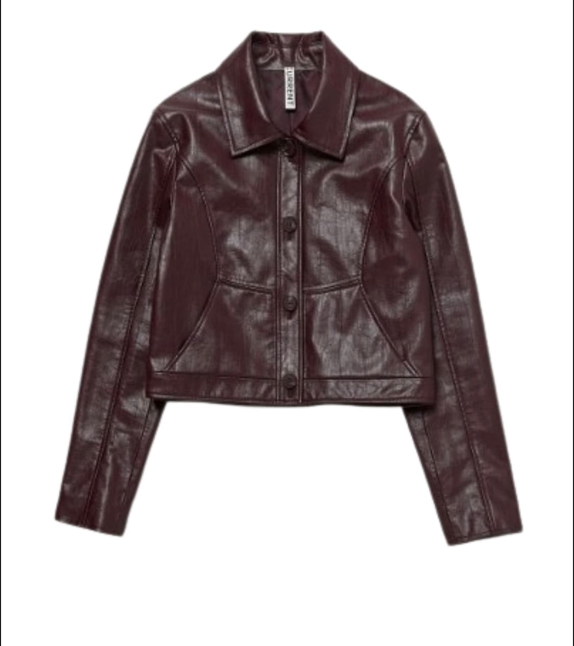 커렌트 레더 자켓 브라운 새상품 상품이미지1
