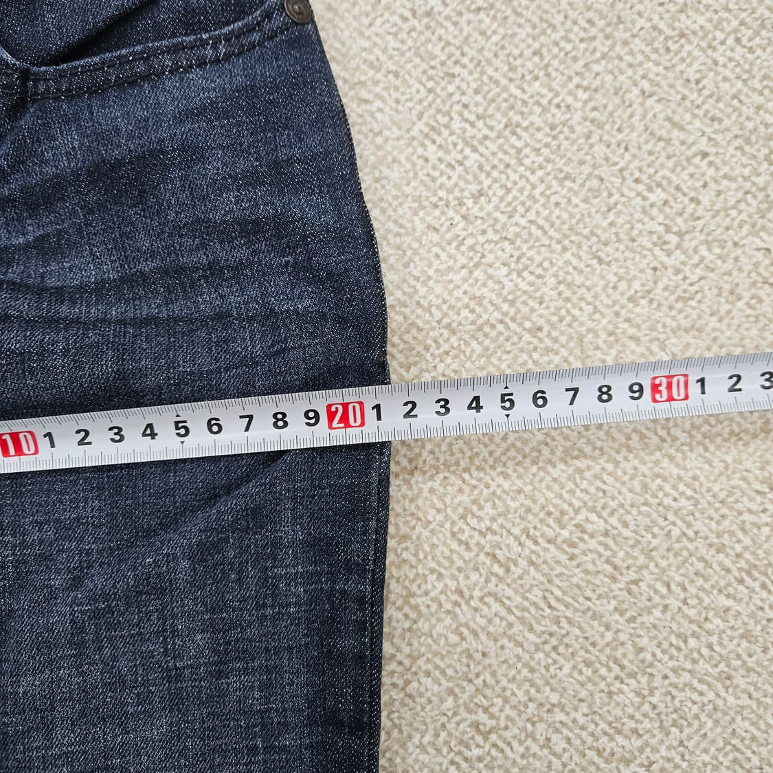 [25] 새상품 리바이스 볼드 커브 로우 라이즈 스키니 진청 팬츠 120 상품이미지6