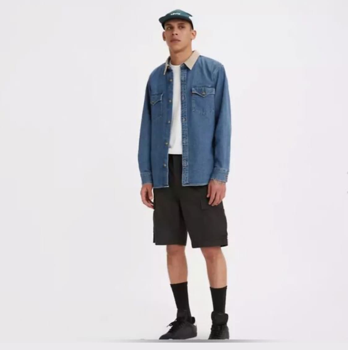 [32] Levis 리바이스 xx라인 카고 코튼 팬츠 숏츠 쇼츠 상품이미지4