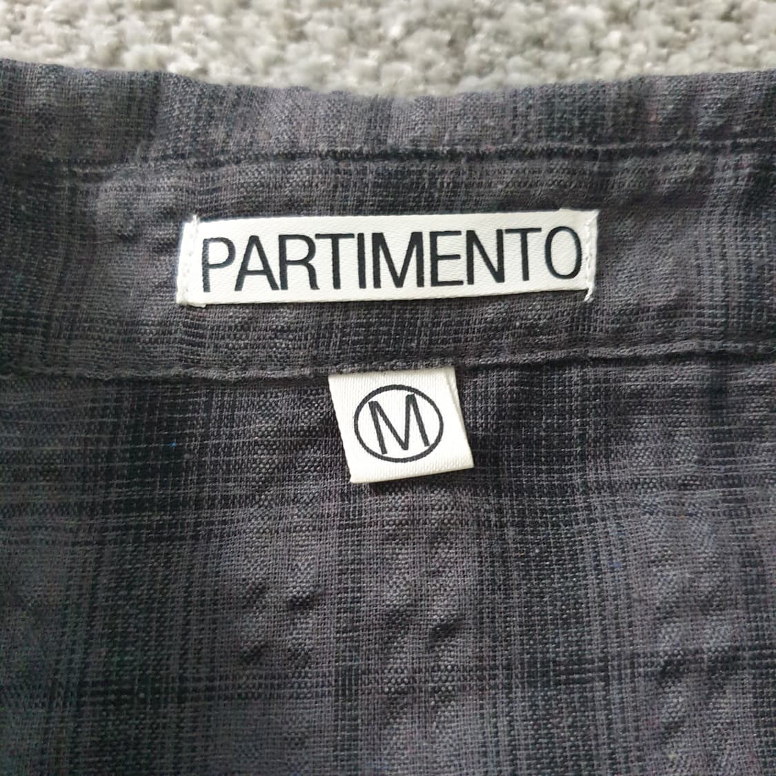 [무료배송] PARTIMENTO 체크 반팔 셔츠 상품이미지2