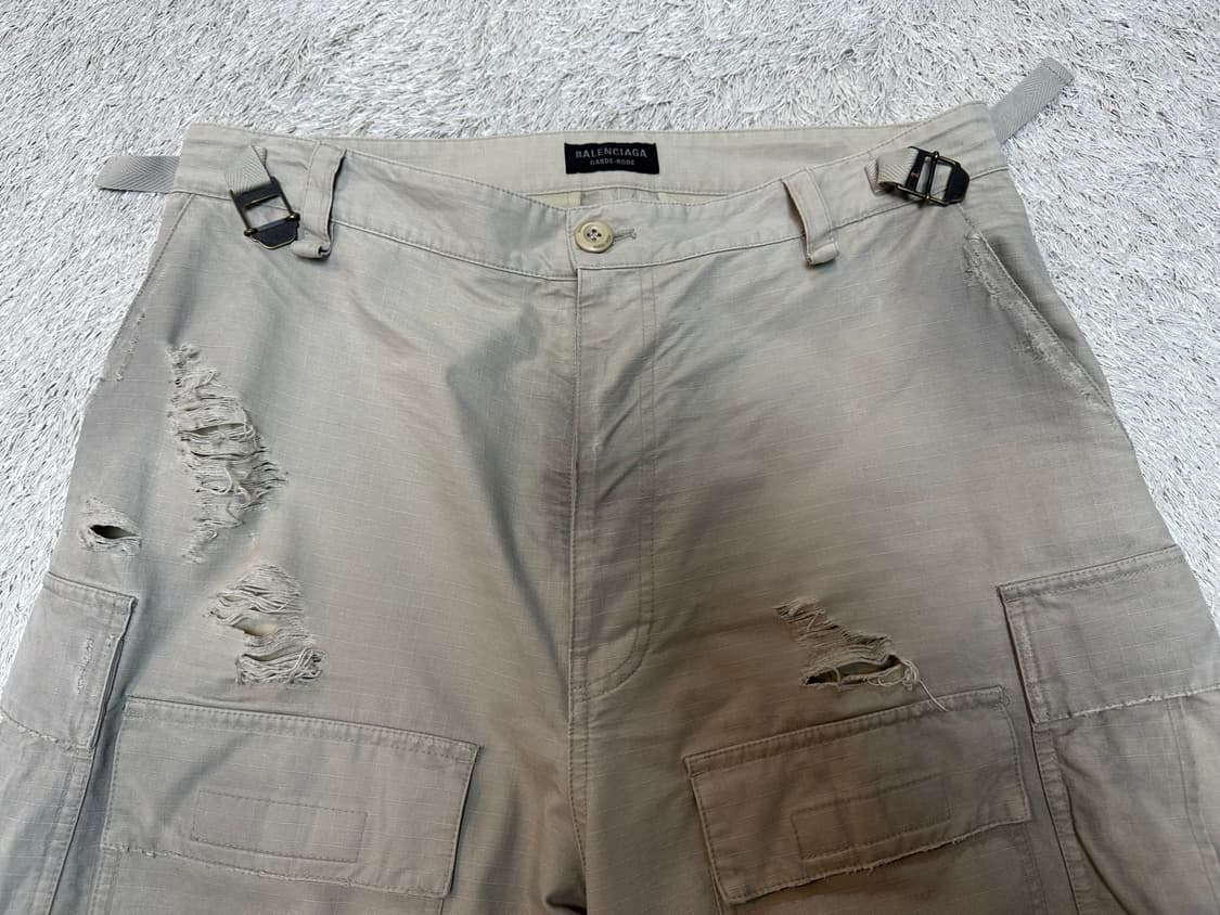 [48] 발렌시아가 립스탑 라지배기 카고팬츠 상품이미지2