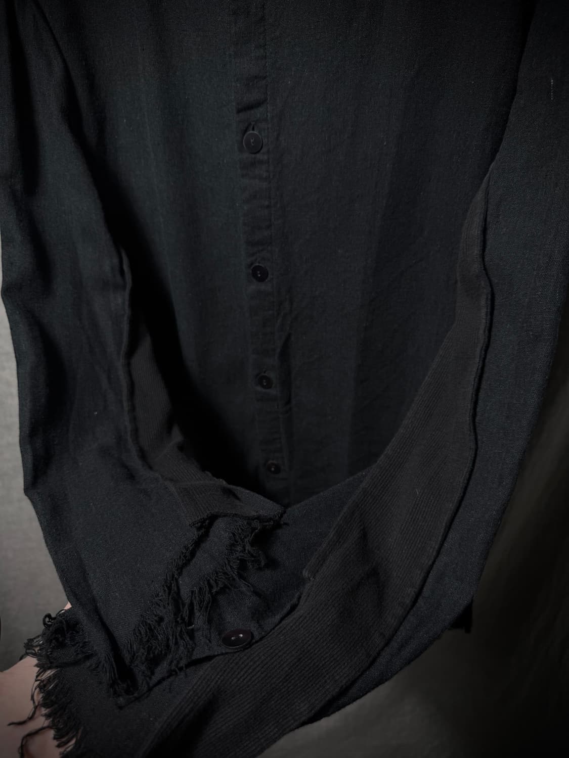 CATORCE Side Panel Cutout Linen Shirt  상품이미지6
