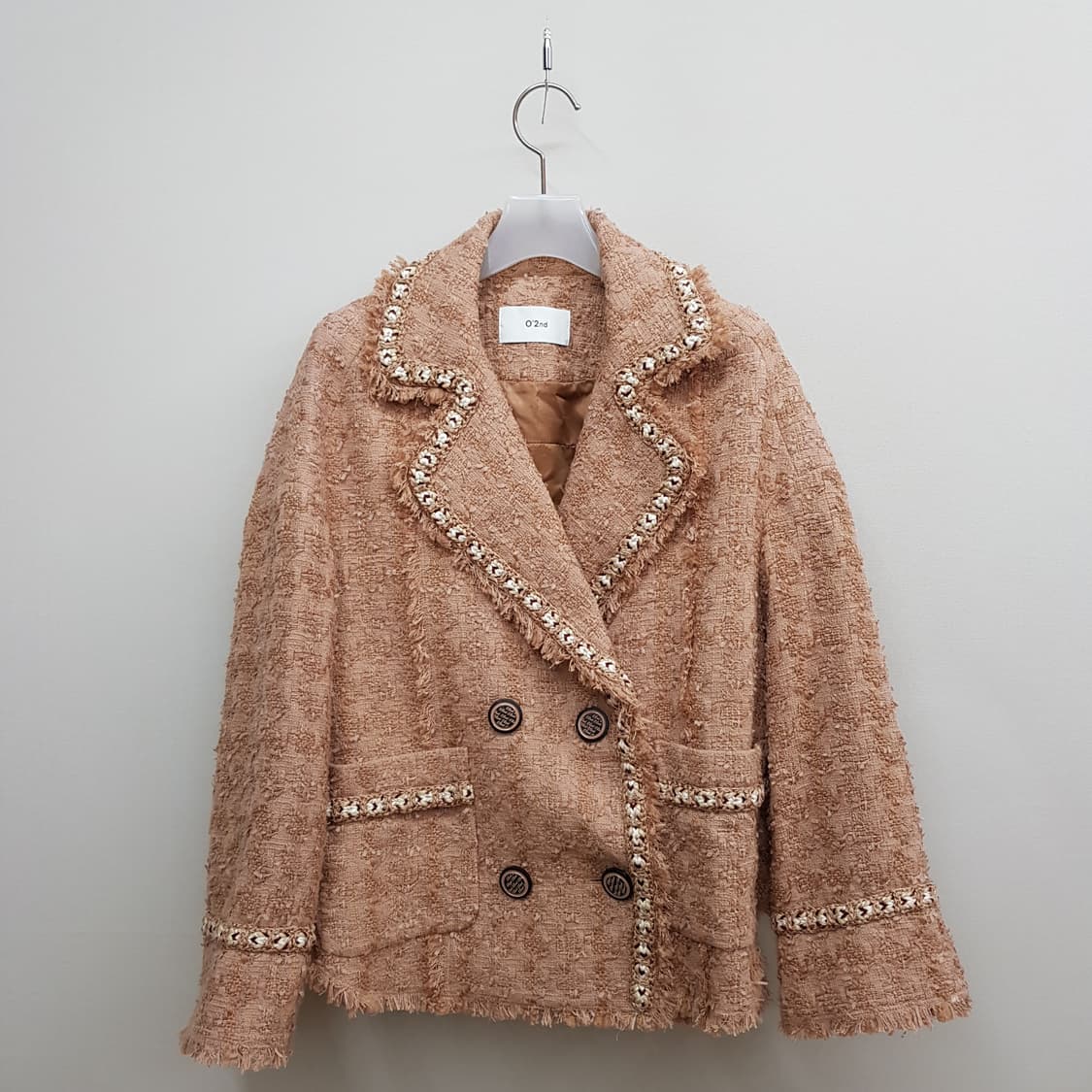 오즈세컨 트위드 자켓 82-94-160사이즈 상품이미지2