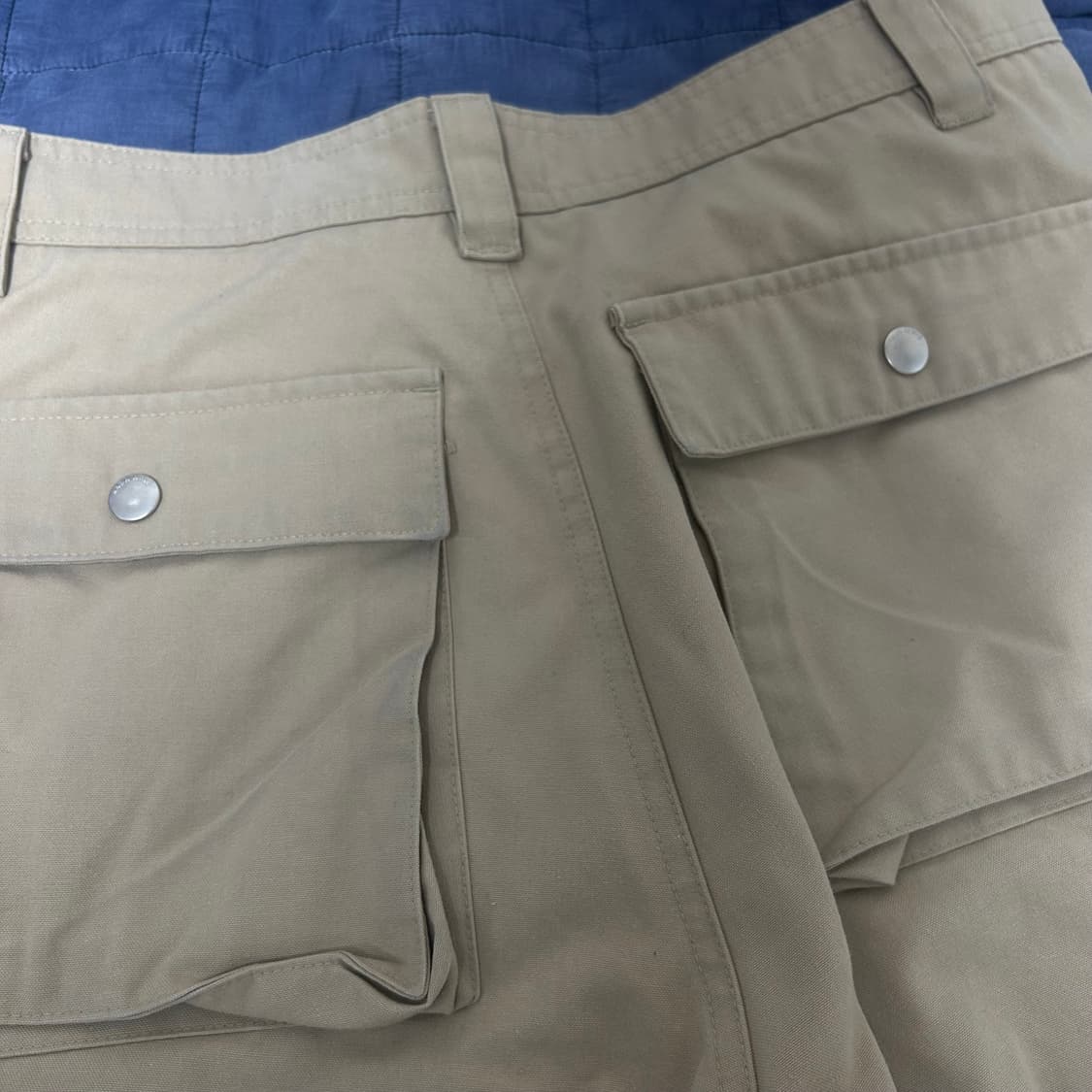 (M) 노우웨이브 멀티포켓 카고 버뮤다 팬츠 베이지 상품이미지8