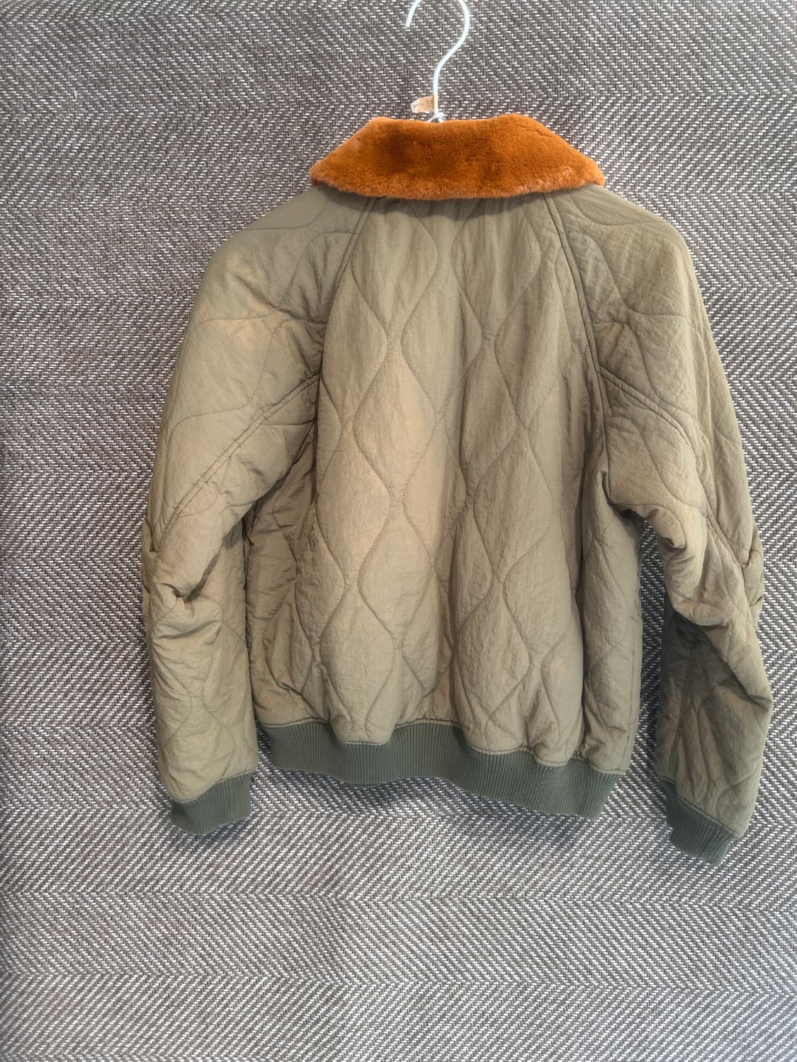 Duble name 퀄팅 해링턴자켓 상품이미지8