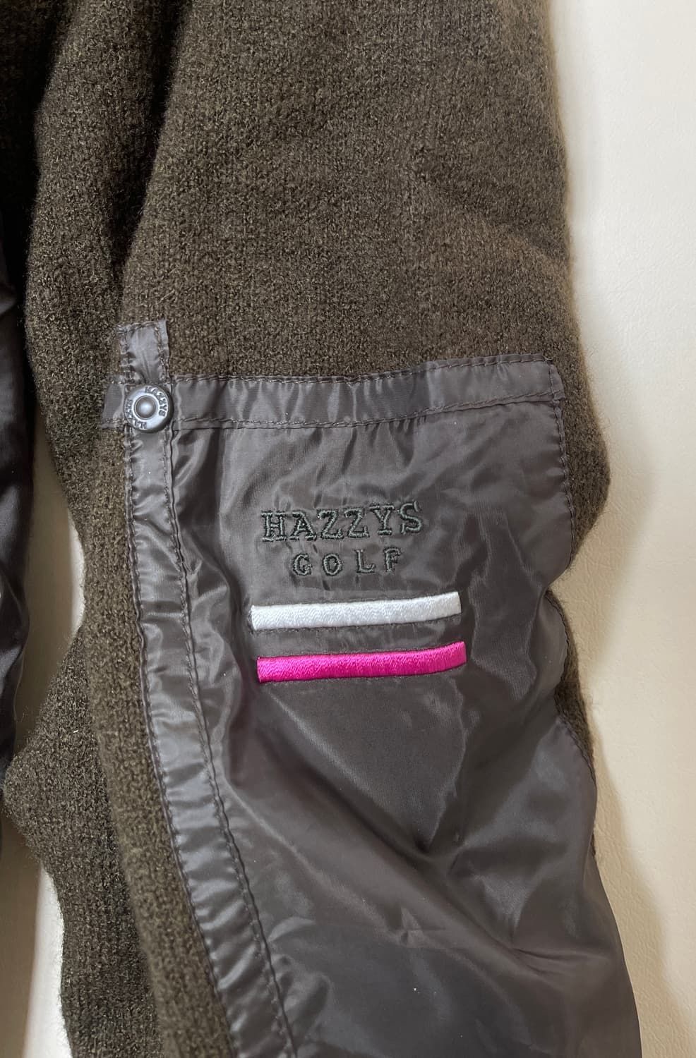 새상품)헤지스 골프 방풍 니트 100 상품이미지3