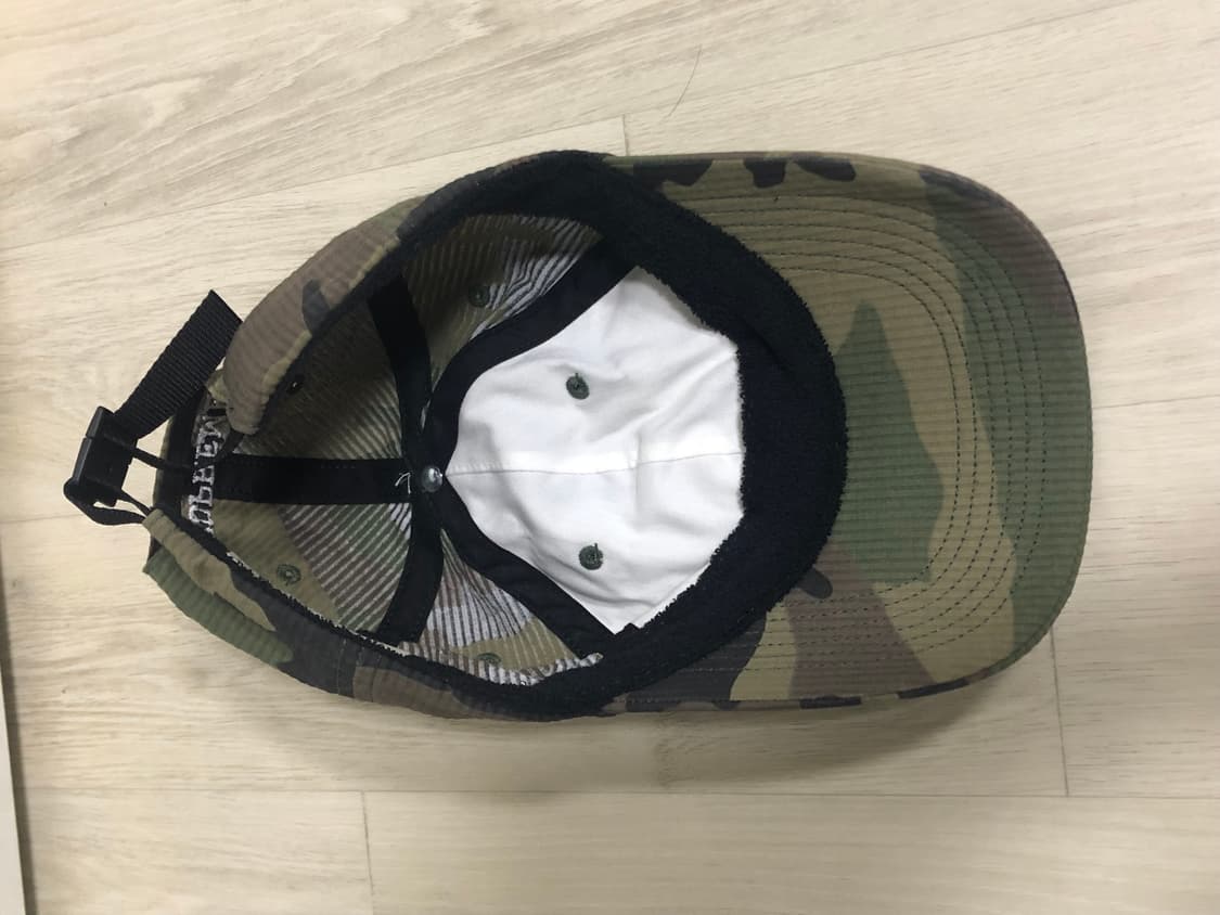 [새상품]슈프림 볼캡 모자 시어서커 S 로고 6-패널 (카모) 상품이미지6