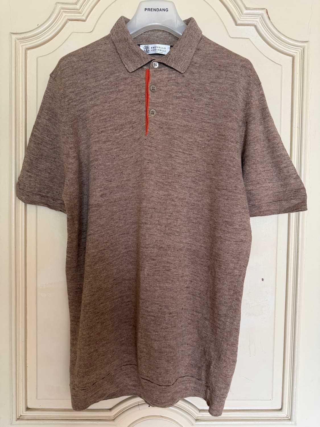 브루넬로 쿠치넬리 린넨 피케 셔츠 상품이미지1