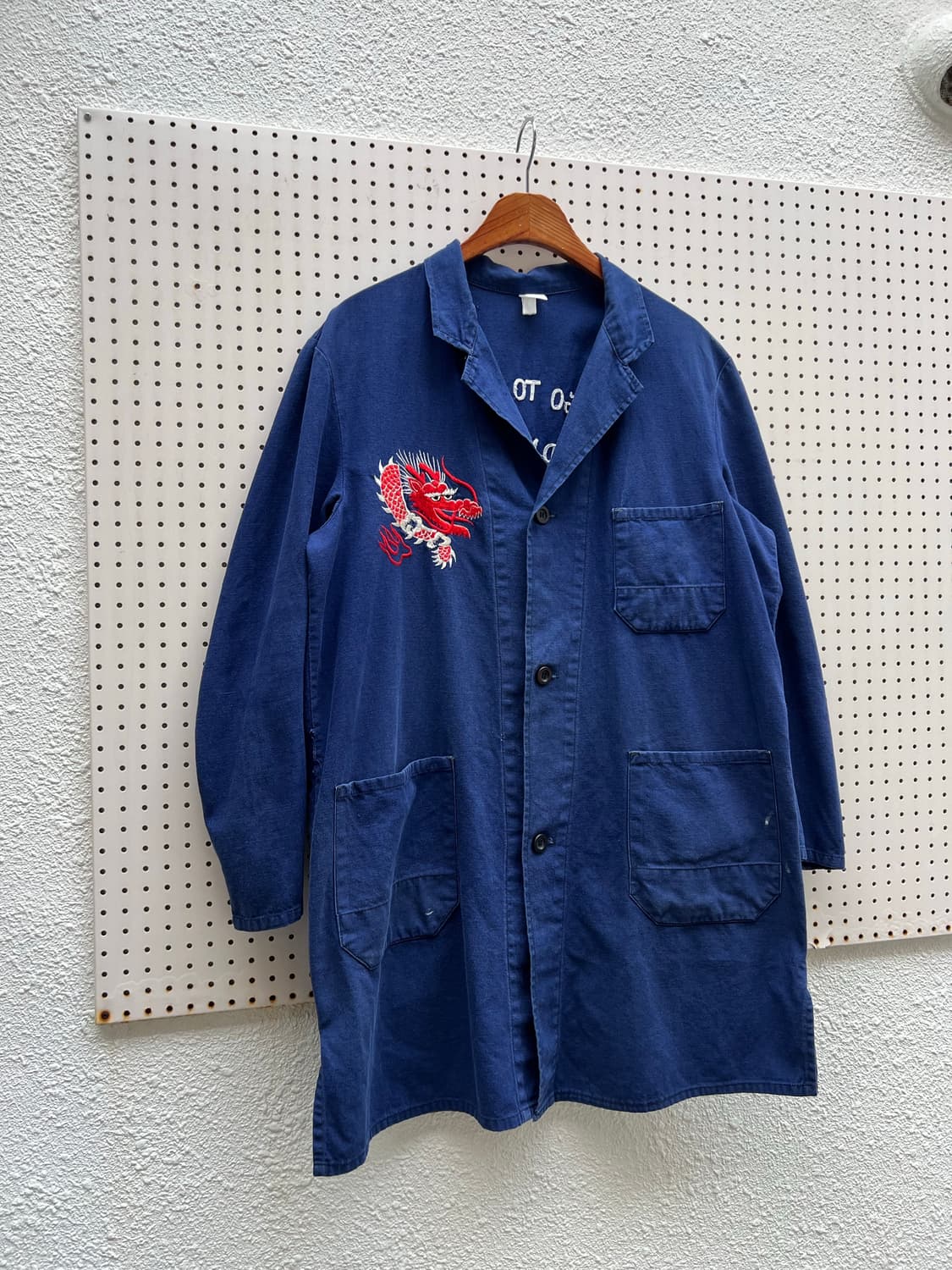 OLD VINTAGE HAND EMBROIDERED 자수프렌치워크샵코트 상품이미지5