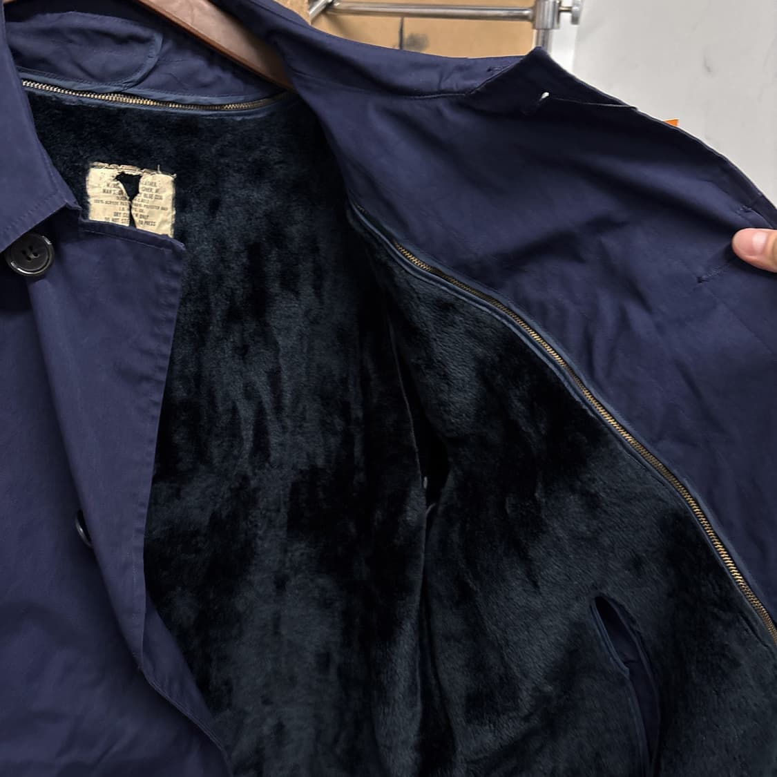 70s 오리지널 밀리터리 U.S 에어포스 올웨더 코트 내피탈부착 N488 상품이미지8