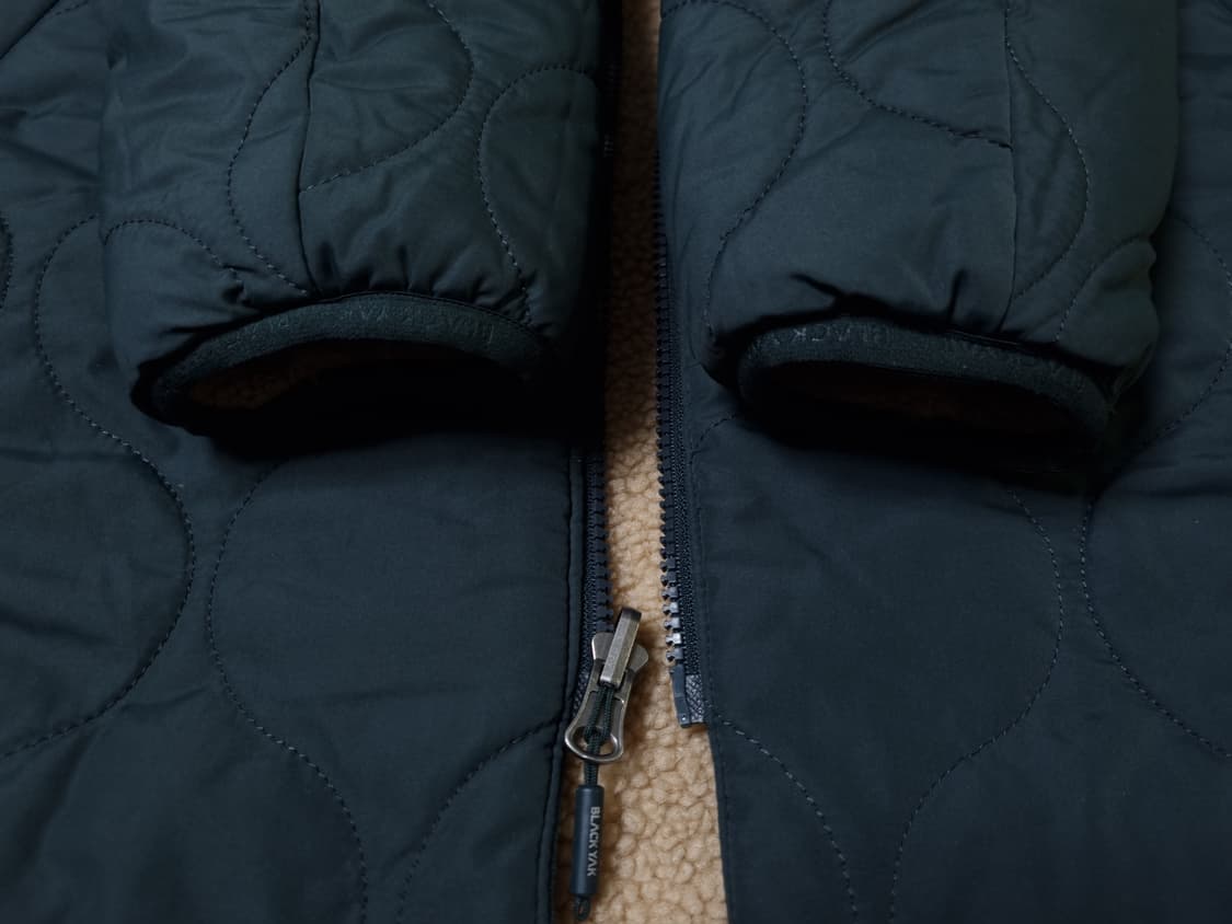 [무료배송][155]블랙야크 키즈 리버시블 양털 누빔 롱 후드점퍼 상품이미지9