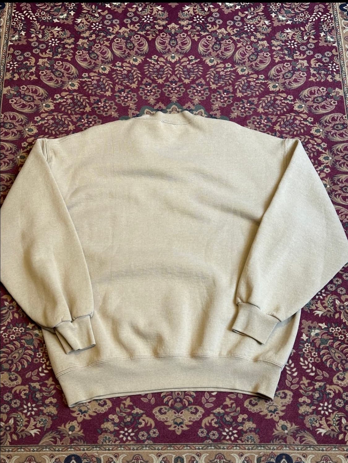 90's 러셀 애슬레틱 스웻 셔츠 베이지 XL size 상품이미지6