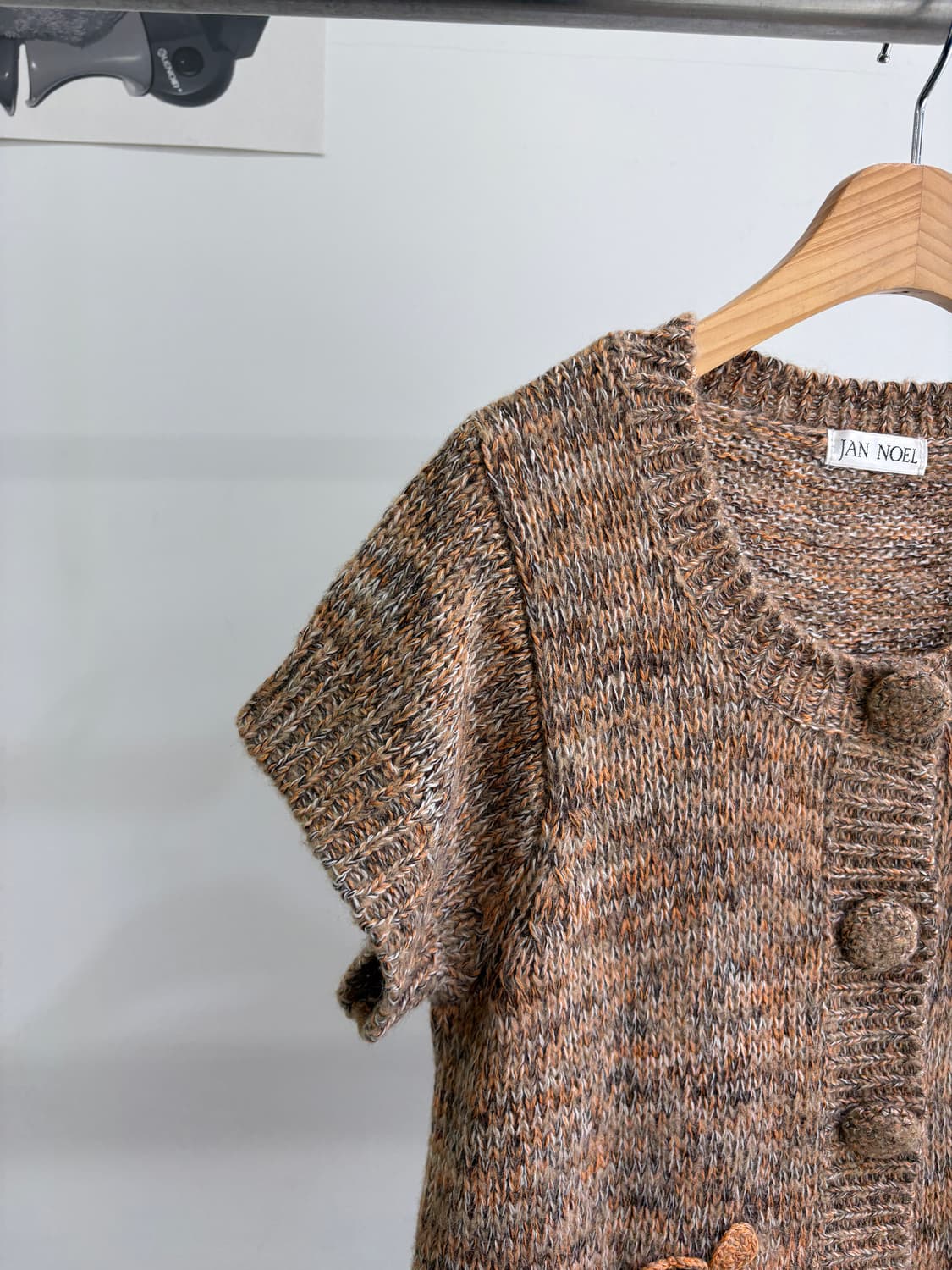 JAN NOEL 니트 반팔 가디건 상품이미지3