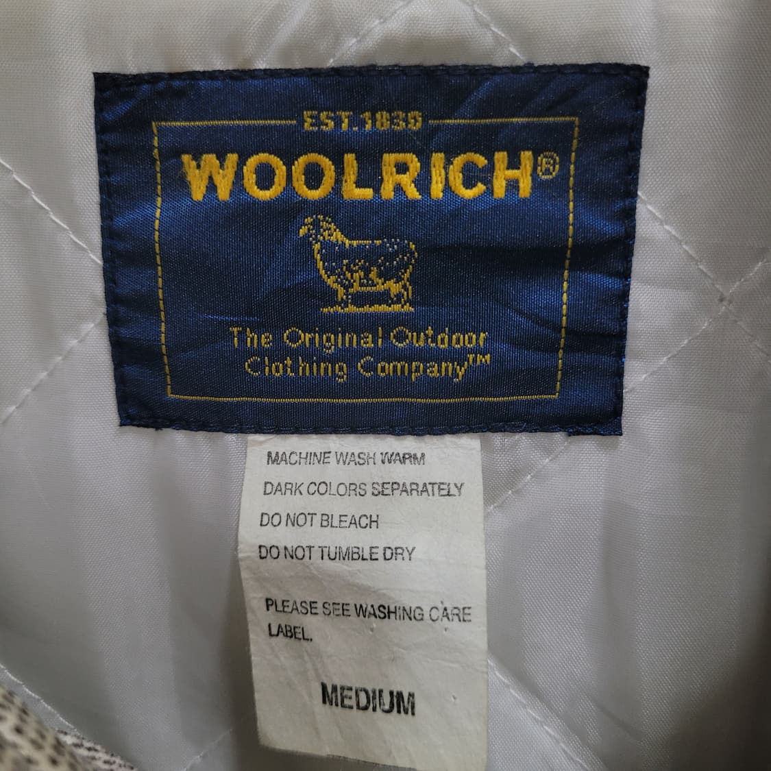 Woolrich 울리치 빈티지 니트 카라넥 워크자켓  상품이미지5