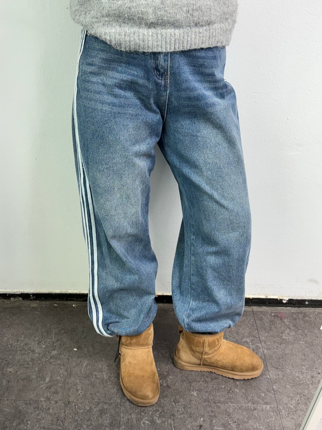 [28inch] 데님 와이드 팬츠 상품이미지1