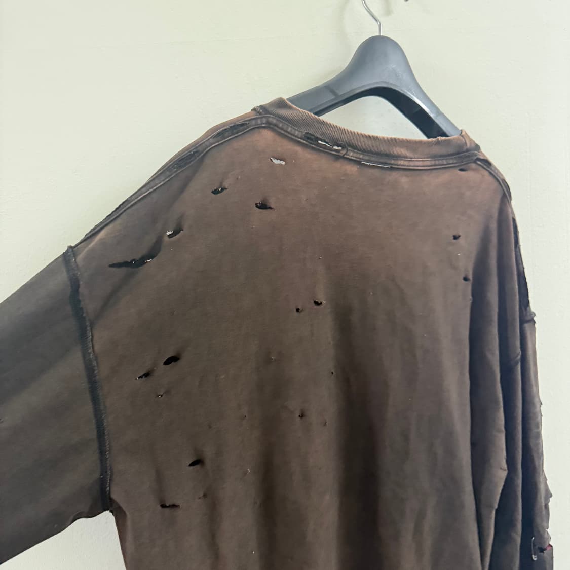 Vintage destroyed layered long t 상품이미지9