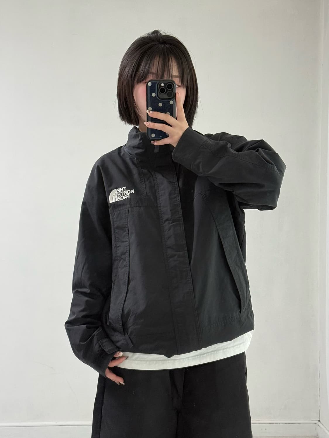 노스페이스 블랙 바람막이 상품이미지1