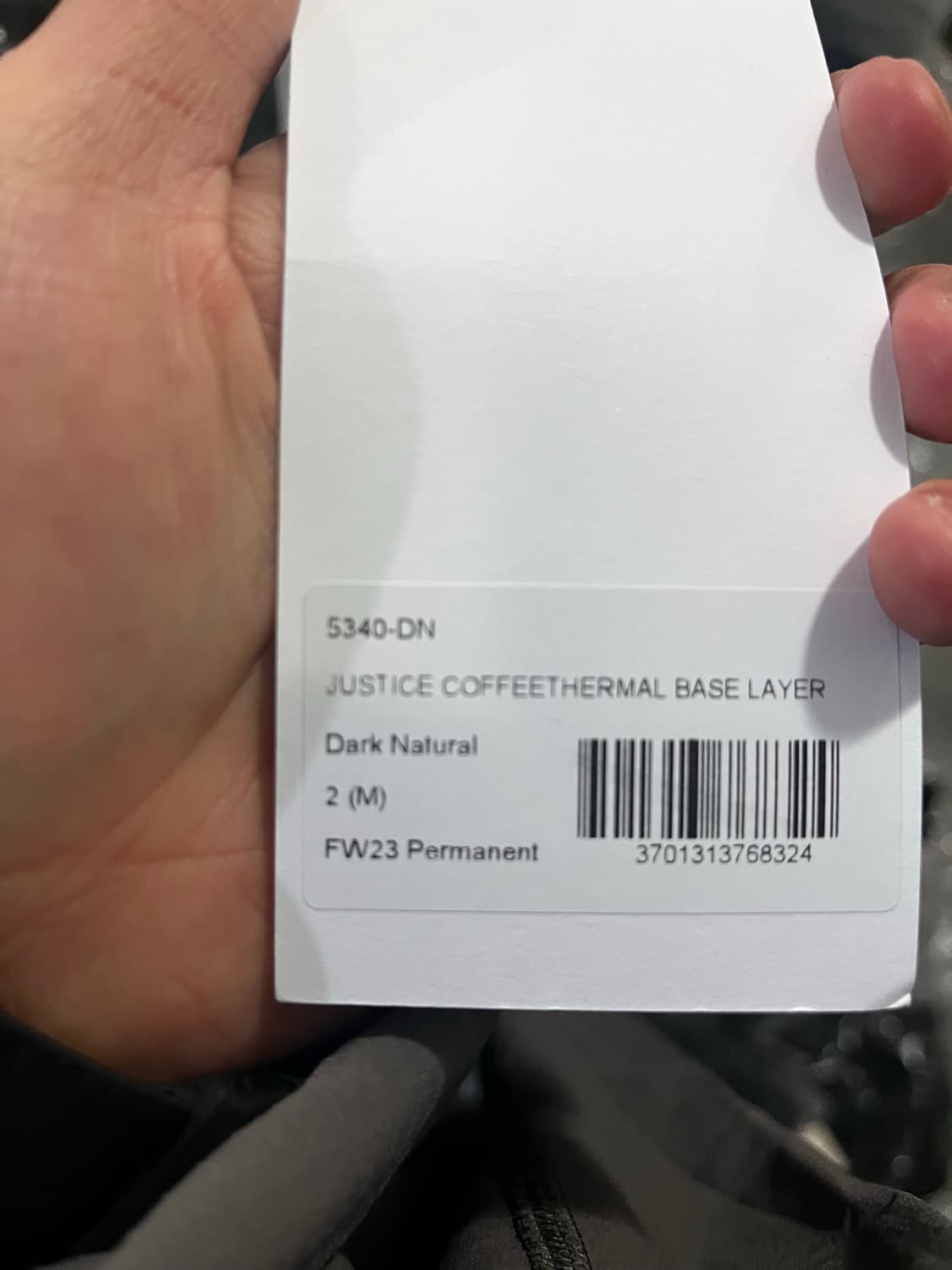 (M) 새티스파이 저스티스 커피써멀 베이스 롱슬리브 티셔츠 레 상품이미지3