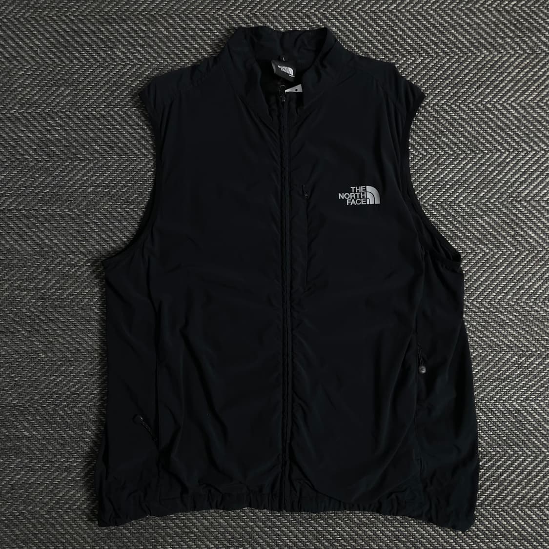 노스페이스 블랙 나일론 경량 바람막이 베스트 블랙o 3264 상품이미지1