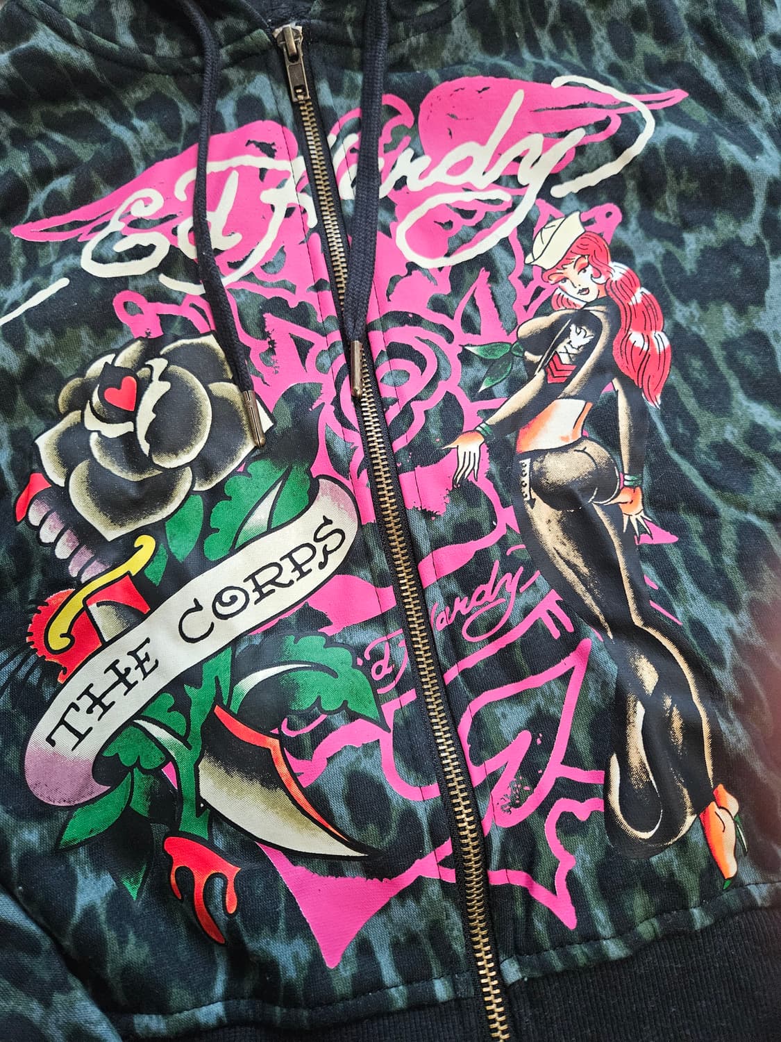 [새제품] 에드하디 레오파드 후드집업 상품이미지2