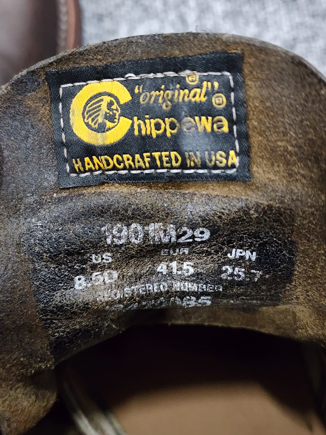 치페와 6인치 서비스 워커 부츠 8.5D 상품이미지10