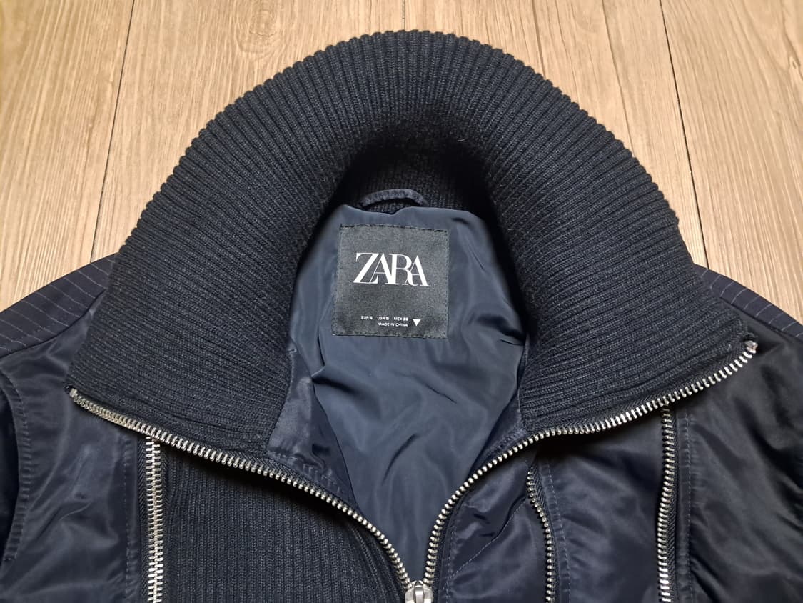 자라 크롭 패딩 S 상품이미지4