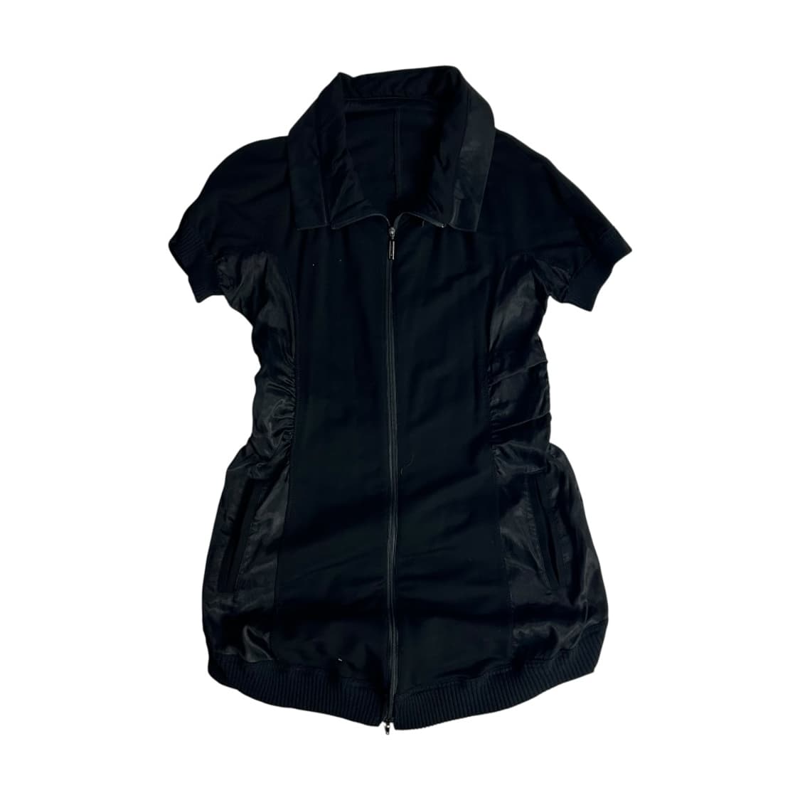 [Hiroko Bis] 히로코 비스 셔링 디테일 집업 상품이미지1