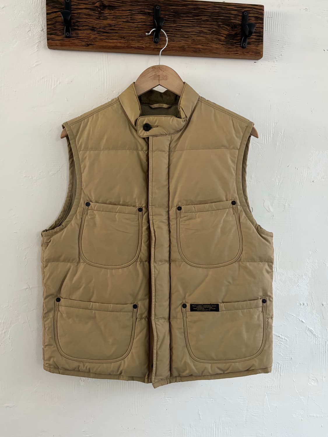 Polo 폴로 진스 베이지 패딩 베스트 상품이미지2