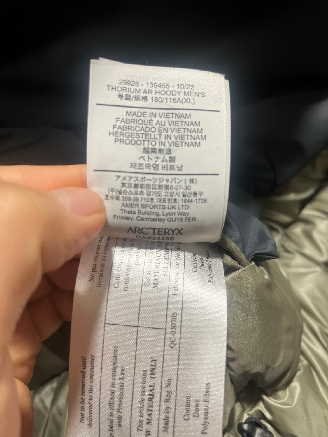 아크테릭스 토륨 AR 후디 글리치 상품이미지4