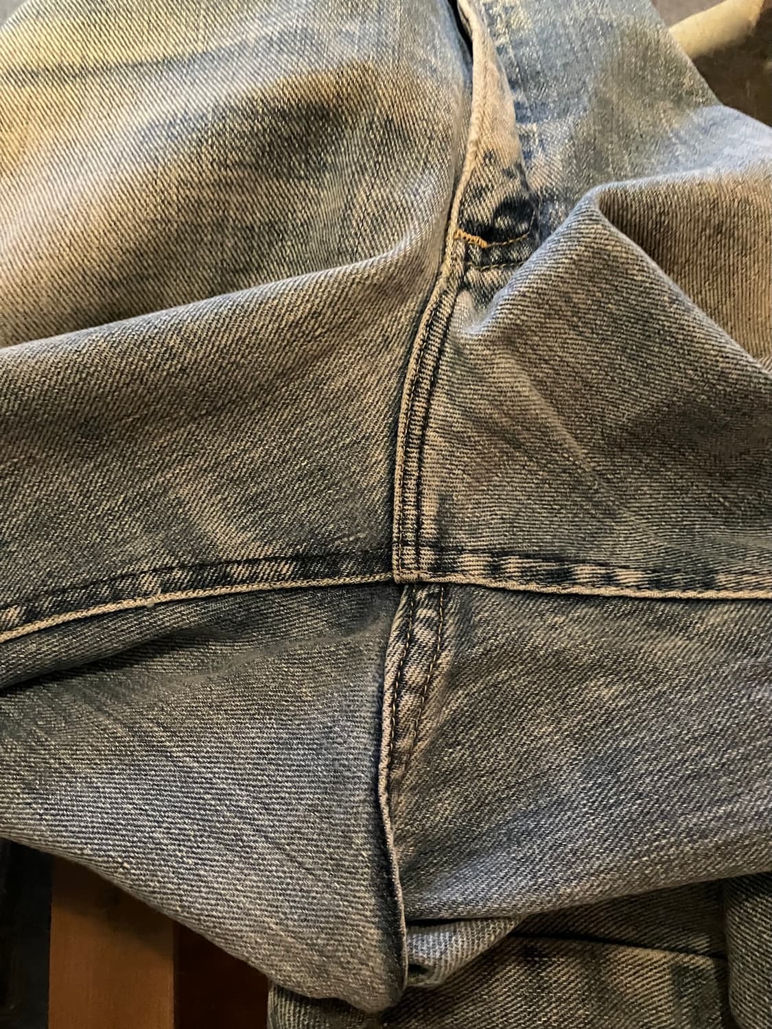 80s USA 빈티지 LEE 리 라이더스 부츠컷 데님 팬츠 상품이미지8