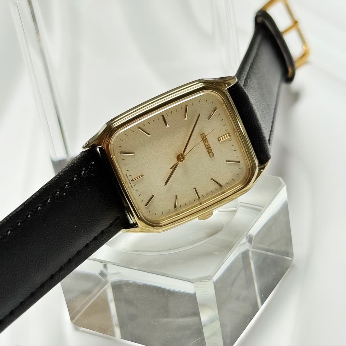 80's90's 세이코 빈티지 스퀘어 탱크 미니멀 워치 상품이미지1