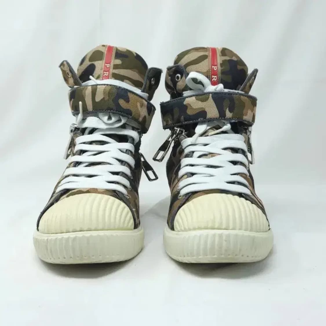 프라다 더블지퍼 하이탑 스니커즈 운동화 240 상품이미지6