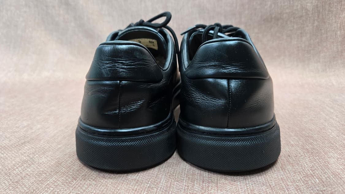 [정품/290] 프레드페리 스펜서 레더 올블랙 상품이미지5