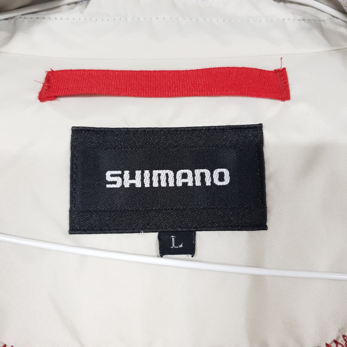 실측 2XL) 시마노 드라이쉴드 NP 마린 배색 바람막이 후드 자켓 상품이미지7