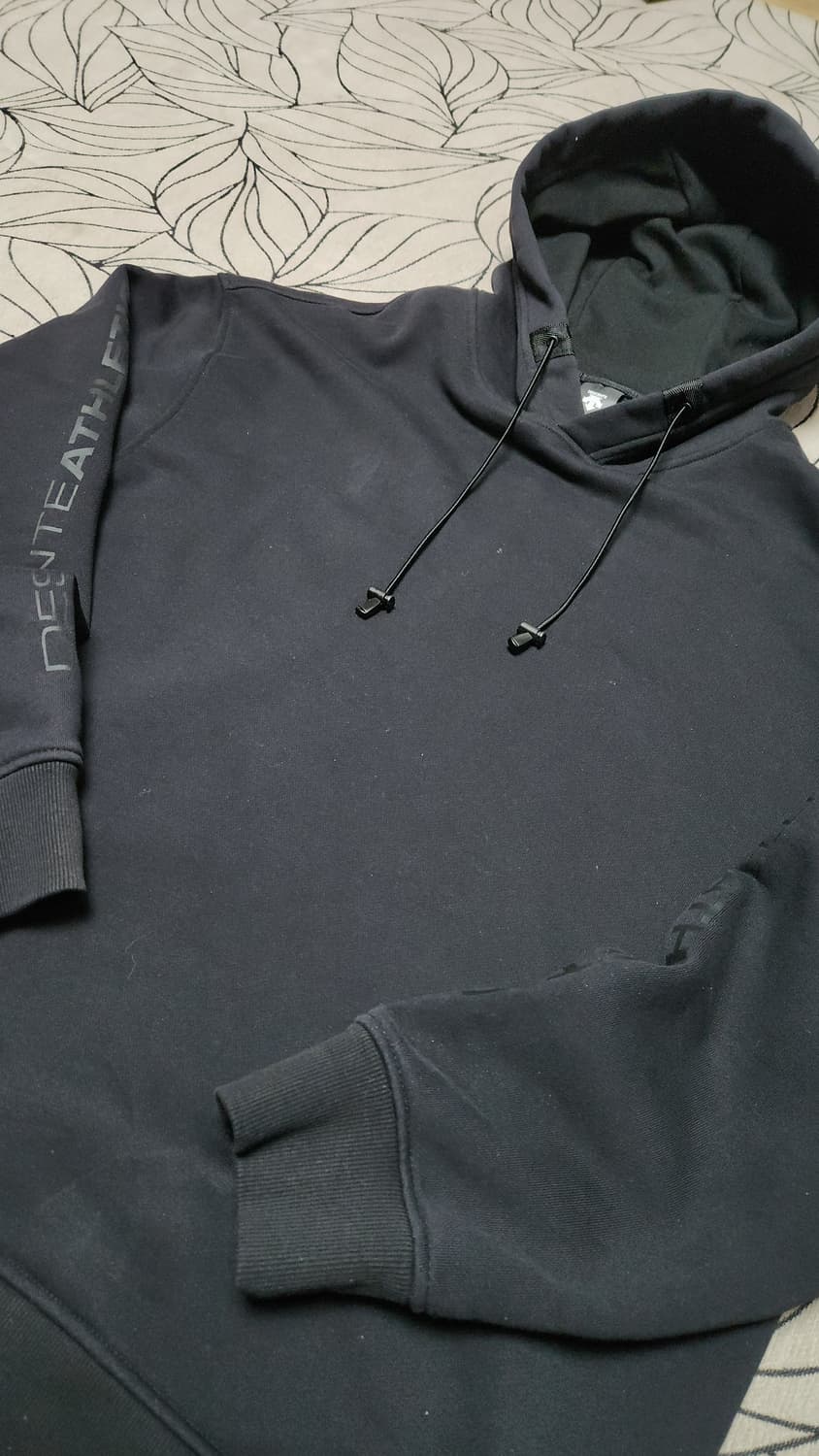 데상트스포츠후디 블랙 XL 110 상품이미지2