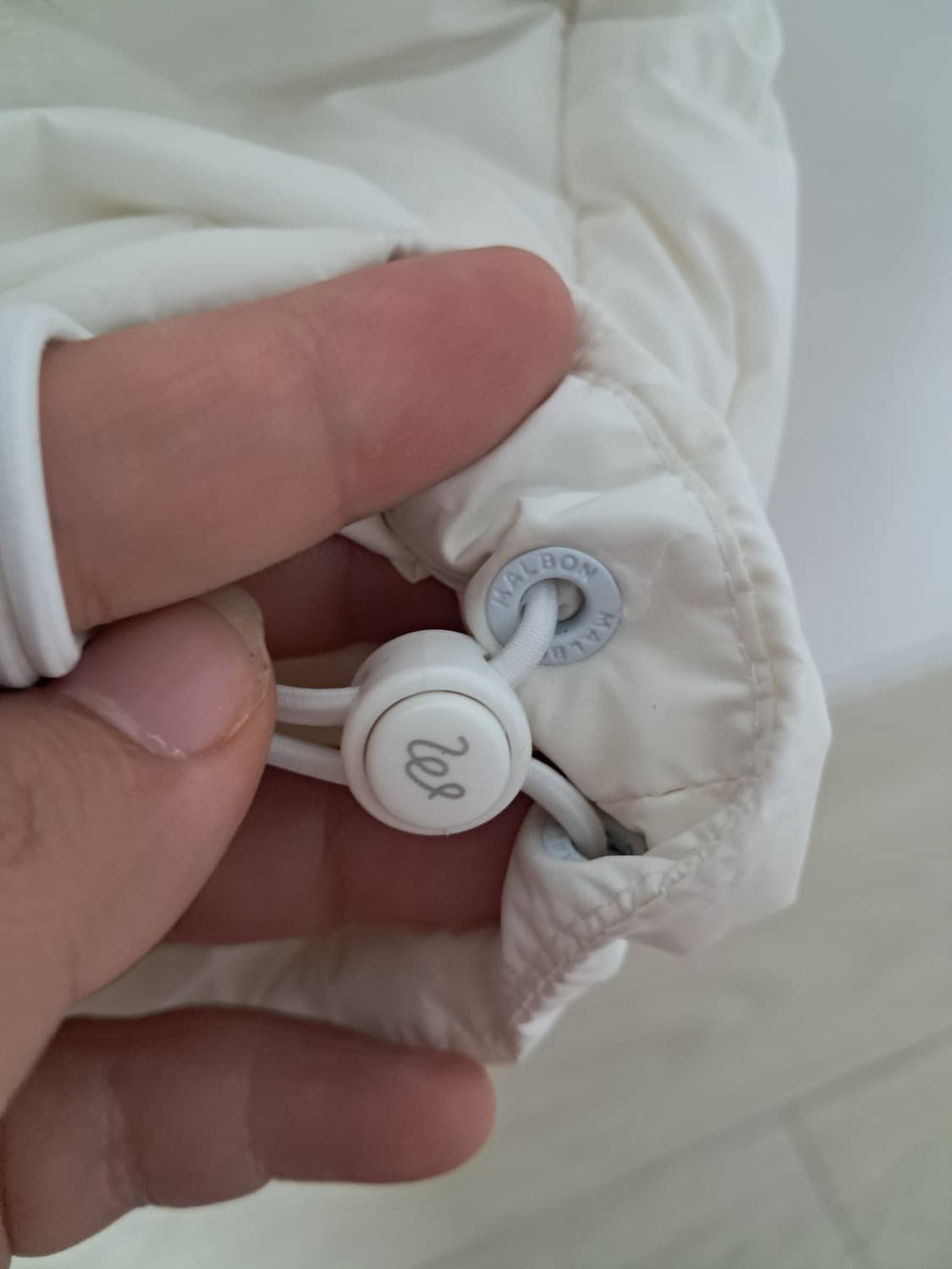 말본 골프 화이트 패딩조끼 상품이미지5