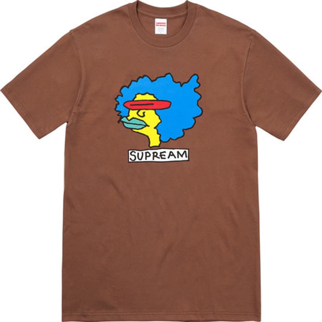 슈프림 X 곤즈 17F/W 반팔 티셔츠 브라운 XL 정품 상품이미지1