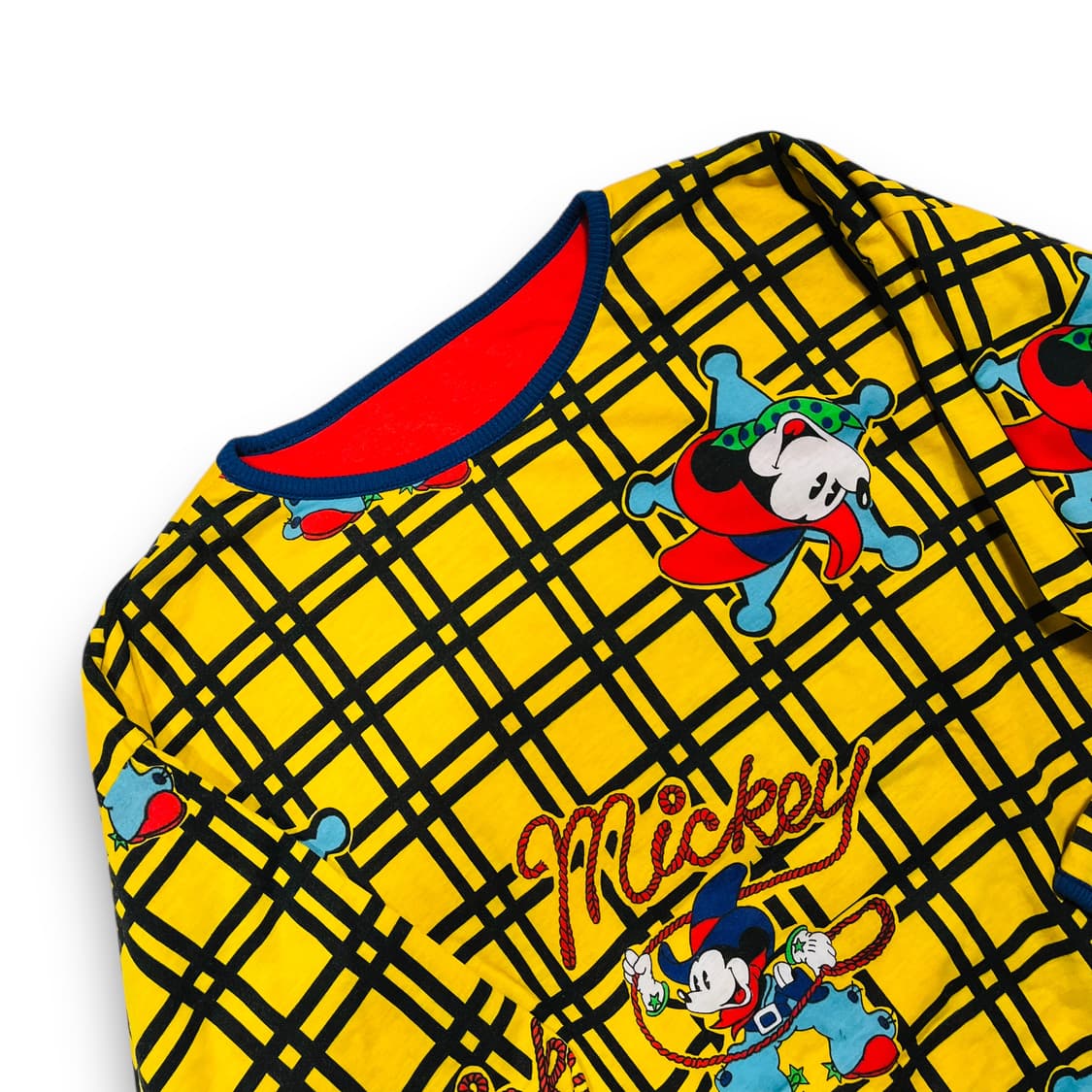 디즈니 90s 미키 마우스 리버시블 웨스턴 맨투맨 상품이미지4