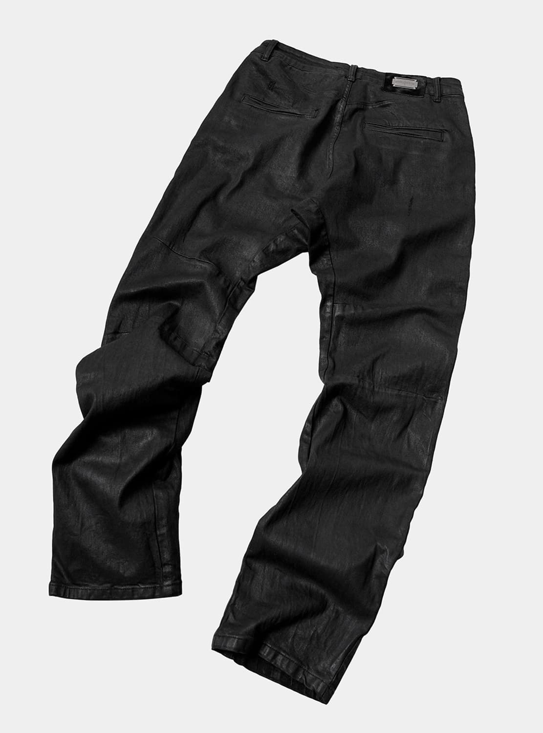 Water Monster Waxed Curved Slim Jeans 상품이미지2