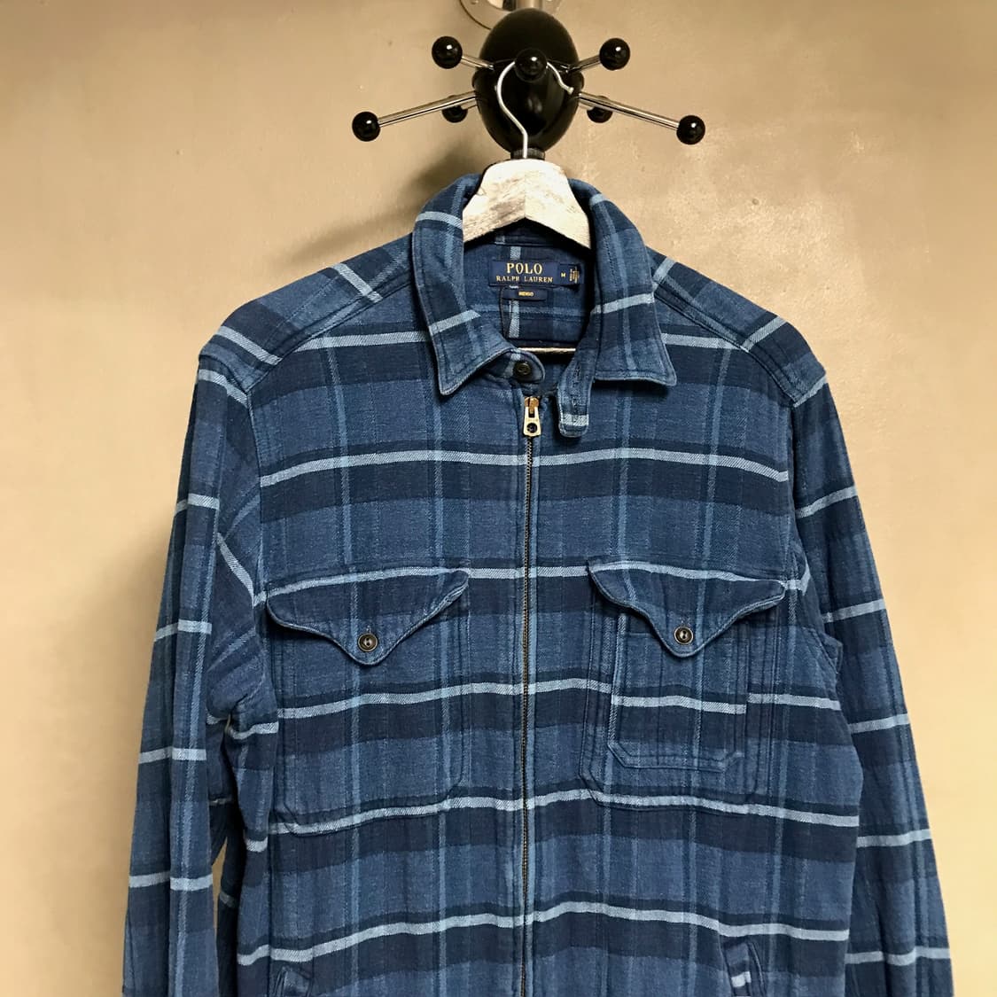 폴로 랄프로렌 집업 인디고 M 상품이미지2