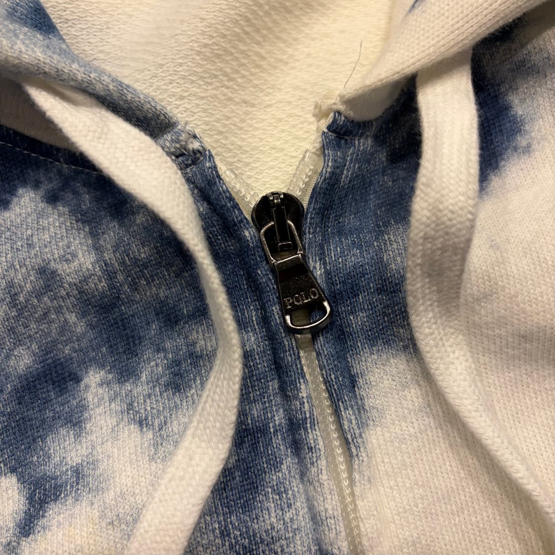 [XL] 폴로 랄프로렌 타이 다이 후드 집업 화이트 D475 상품이미지4